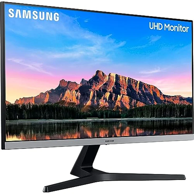 Samsung UHD Monitor U28R550UQP, 28 Zoll, IPS-Panel, 4K UHD-Auflösung, AMD FreeSync, Reaktionszeit 4 ms, Bildwiederholrate 60 Hz, schwarz – Bild 1