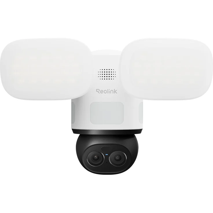 Reolink TrackFlex Floodlight WiFi, 4K WLAN Kabelgebundene Flutlicht-Außenüberwachungskamera, 360° Auto-Tracking, KI-Videosuche, 3000 Lumen Licht, IP66 Wasserdicht