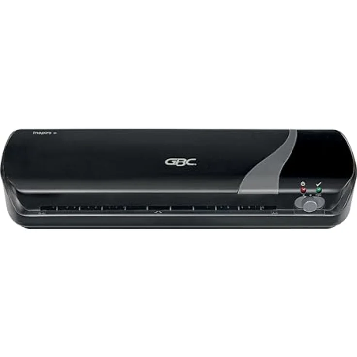 GBC Inspire+ 4-in-1 Set mit A4-Laminiergerät, Papierschneider und Eckenrunder, inkl. Starterkit mit Laminierfolien, Für 75 bis 125 mic Laminierfolien, Laminiergerät in Schwarz (4410036) – Bild 3