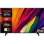 Telefunken 55 Zoll Fernseher/TiVo Smart TV (4K UHD, HDR Dolby Vision, Dolby Atmos, HD+ 6 Monate inkl., Triple-Tuner) XU55TO750S