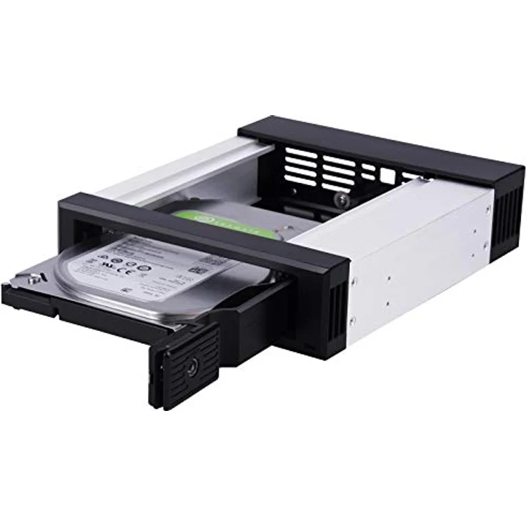 SilverStone Technology FS301, Hot-Swapping-fähig, Einschub ohne Einsatz, 5,25-Zoll- auf 3,5-Zoll-SAS/SATA-Gerät, Schrauben, SST-FS301 – Bild 1