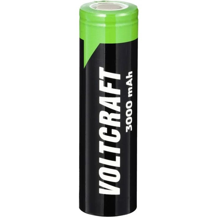 VOLTCRAFT VC-Li 3,6-3000, Spezial-Akku 18650 Flat-Top, Li-Ion 3.6V, 3000 mAh, hohe Zuverlässigkeit