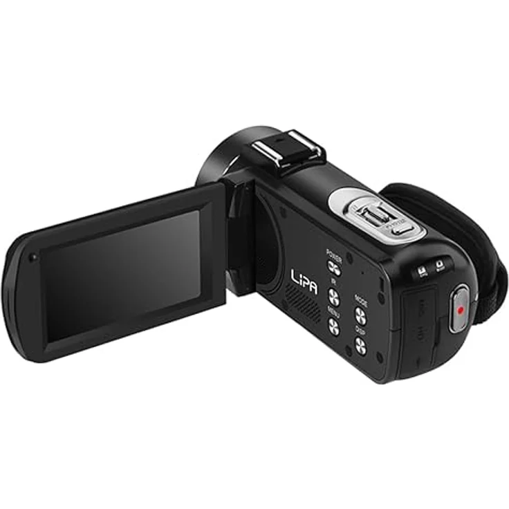 LIPA HDV-Z63 Full HD Videokamera, 24 MP, CMOS, mit WLAN, externen Mikrofonanschluss und Stativanschluss, 16-fach Zoom, Infrarotfähigkeit, USB und MicroSD-Speicher bis 128 GB – Bild 8