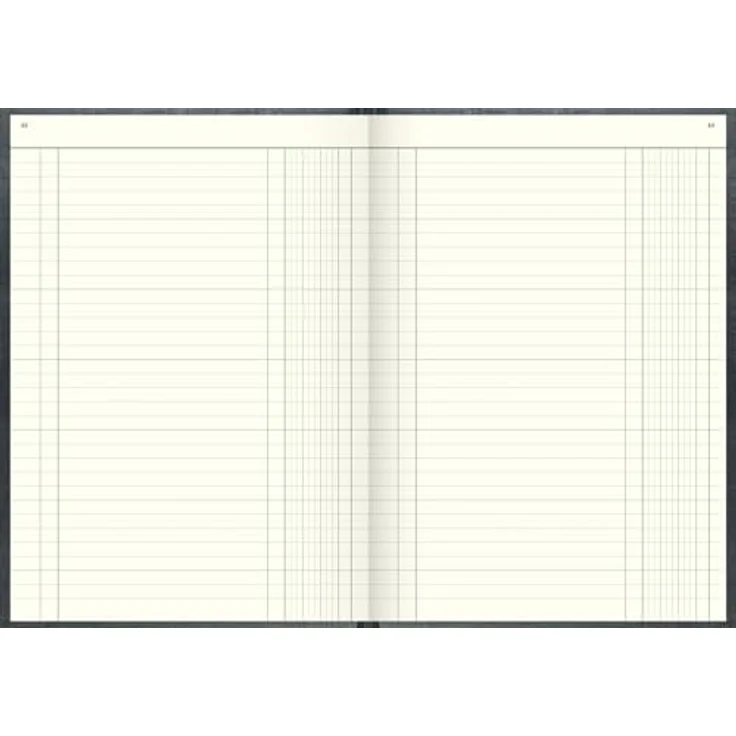 König & Ebhardt Notizbuch Spaltenbuch A4, 1 Spalte, 96 Blatt, Fadenheftung, hellblau – Bild 3