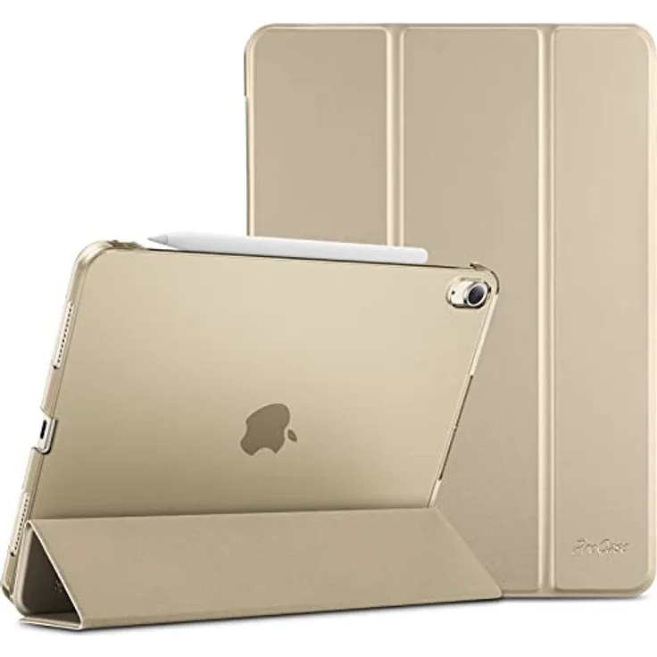 ProCase Hülle für iPad Air 5. Generation 2022/ iPad Air 4. Generation 2020 10.9 Zoll, Schutzhülle Smart Case Cover Kompatibel mit iPad Air 5 4 -Starlight