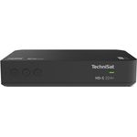 TechniSat HD-S 224+ - Kompakter HD-Satelliten Receiver mit HD+ Senderpaket für 6 Monate (DVB-S2, Timeshift-Funktion, HDTV, HDMI, USB Mediaplayer, 7-Tage EPG, 12 Voltbetrieb, Fernbedienung) in schwarz