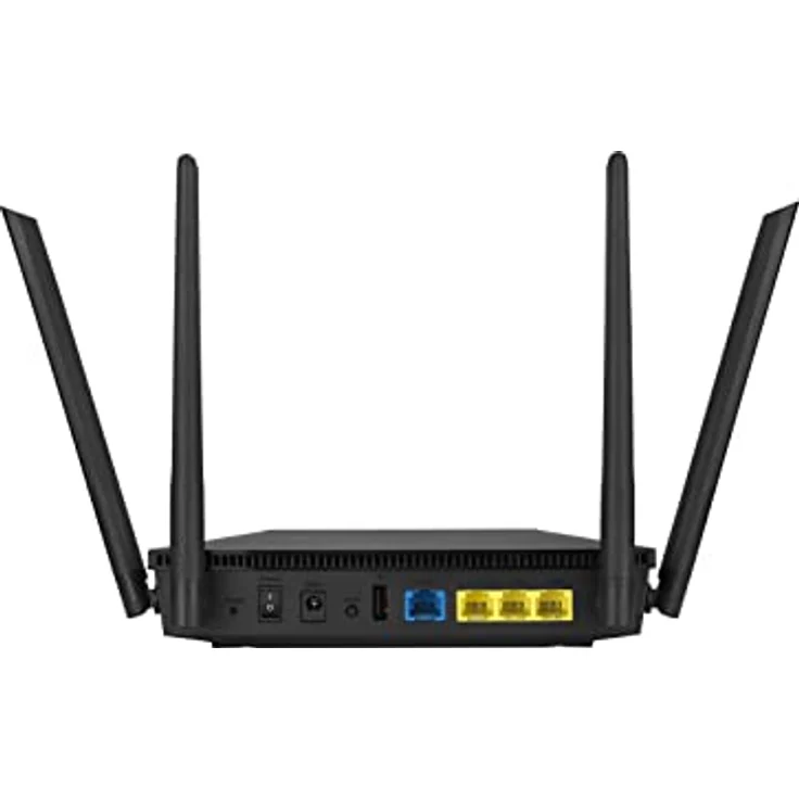 ASUS RT-AX1800U Erweiterbarer WiFi-Router mit Doppelband für Kompatibilität mit Ihren Geräten, schnelle Verbindung über WiFi6, integrierter Internetschutz mit unbegrenzten Updates, Schwarz – Bild 4