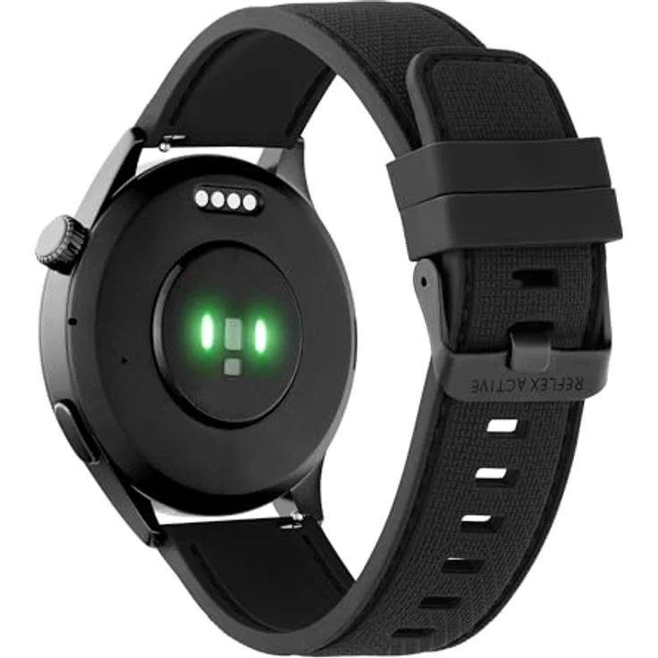 Reflex Active Smart Watch Series 45, Sport-Smartwatch mit GPS, Höhenmesser, Barometer und 4G-Musikspeicher, Always-On-Display, schwarz – Bild 6