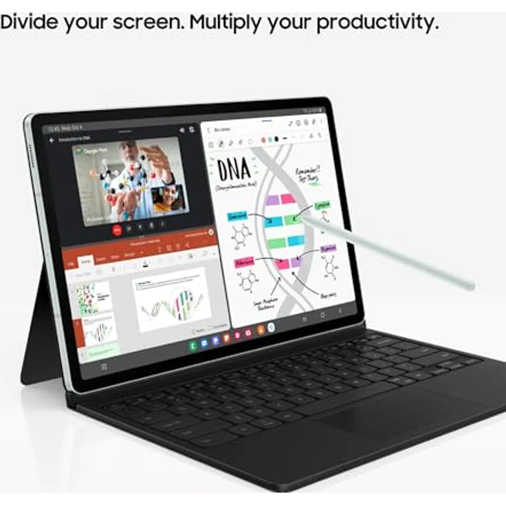 Samsung Galaxy Tab S9 FE+ Android-Tablet, Mit Stift (S Pen), Lange Akkulaufzeit, Simlockfrei ohne Vertrag, WiFi, 128 GB, Lavendel – Bild 7