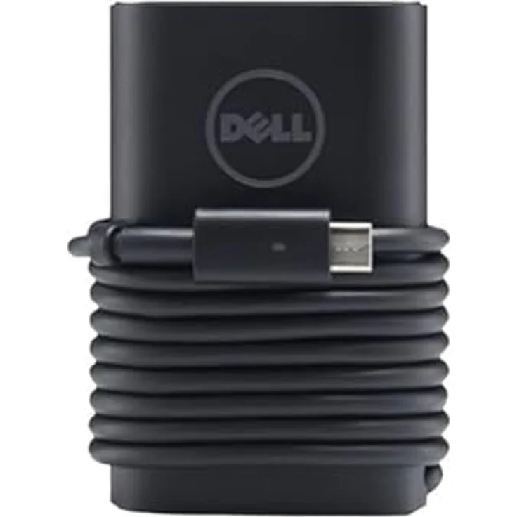 Dell USB-C 90 W AC Adapter, externes Notebook-Netzteil mit 1 Meter Kabel, Schwarz – Bild 1