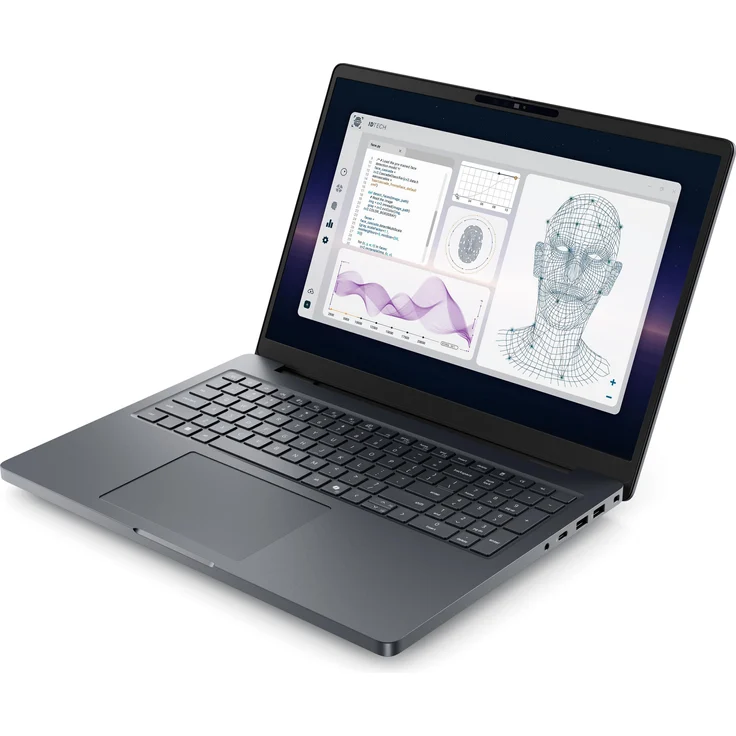 Dell Pro Max 16 Plus MB16250, 16" Notebook mit Intel Core Ultra 9, 64 GB RAM, 1 TB SSD, Full HD+ Display, Schwarz