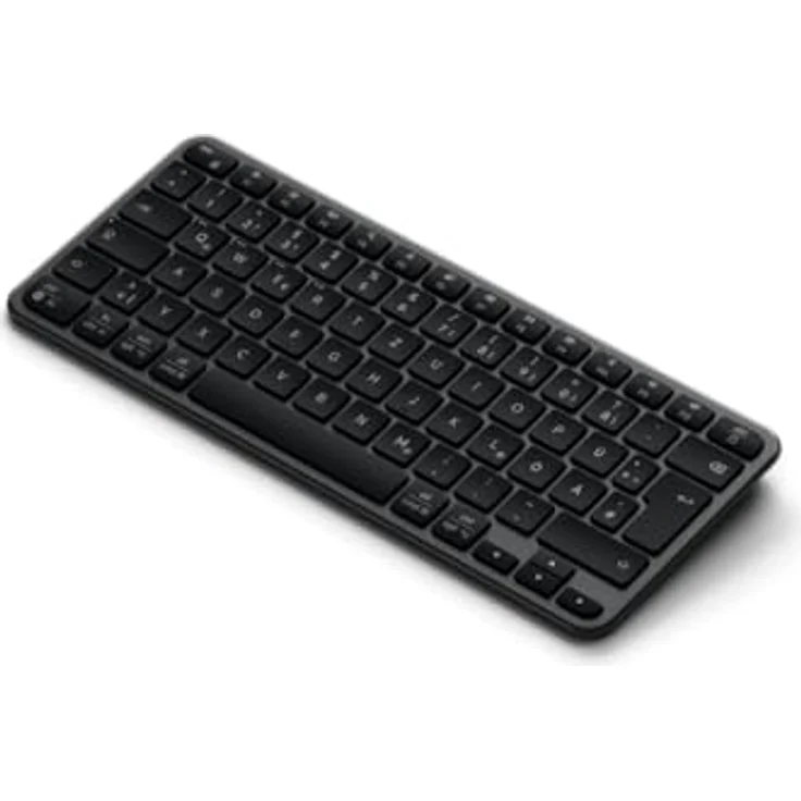 Satechi Slim EX1 Bluetooth Tastatur, kabellos, QWERTZ Deutsch, 4-in-1-Konnektivität, USB-C aufladbar – Bild 1
