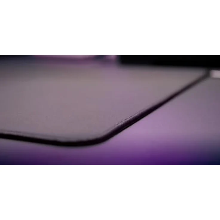 CHERRY XTRFY GP6, Gaming-Mauspad aus Stoff, ultra-glatte Oberfläche, rutschfeste gummiunterseite, 460 x 400 x 4 mm, Schwarz – Bild 5