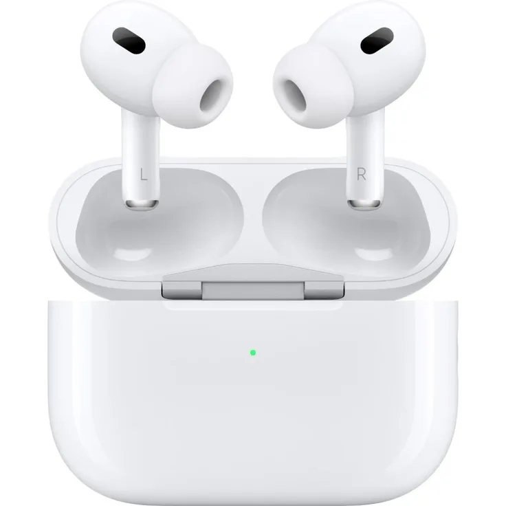 Apple AirPods Pro 2 w/USB-C, In-Ear Kopfhörer mit 4 Mikrofonen, weiß