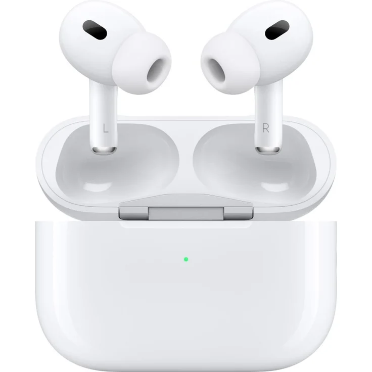 Apple AirPods Pro 2 w/USB-C, In-Ear Kopfhörer mit 4 Mikrofonen, weiß