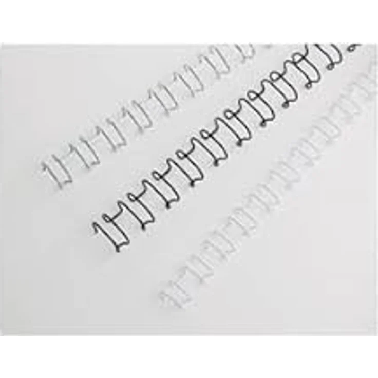 GBC 445508 MultiBind Drahtbinderücken, 8mm,silber, 100 Stück – Bild 2