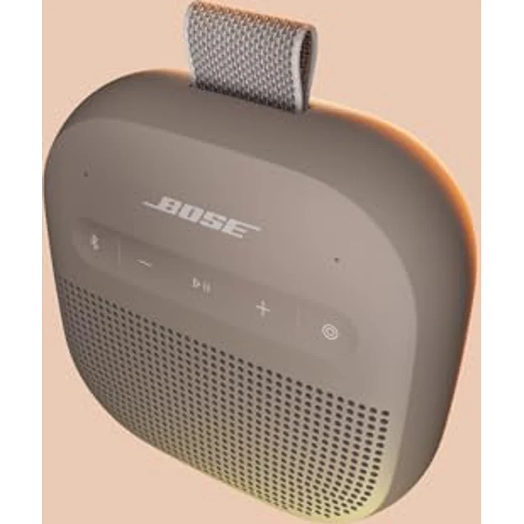 Bose SoundLink Micro (2. Gen.), tragbarer Bluetooth-Lautsprecher mit bis zu 12 Stunden Akkulaufzeit, wasserdicht und staubdicht, Sandstein – Bild 2