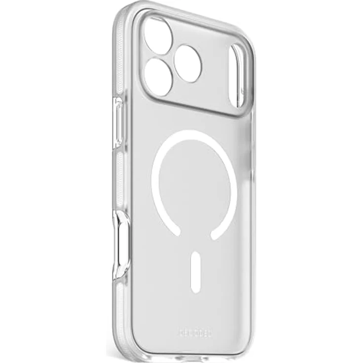Decoded Transparent Clear Case für iPhone 17 Pro Max, 100% recyceltes Material, MagSafe-kompatibel, 4 Meter DropTec Schutz, kratzfest, Frosted Weiß – Bild 2