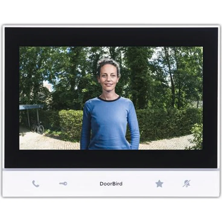 DoorBird A1103, Türklingel mit 17,8 cm (7") IPS-Display, 1024 x 600 Pixel, Kapazitiv, Weiß und Schwarz, Schnelles Ethernet, Smart Home kompatibel