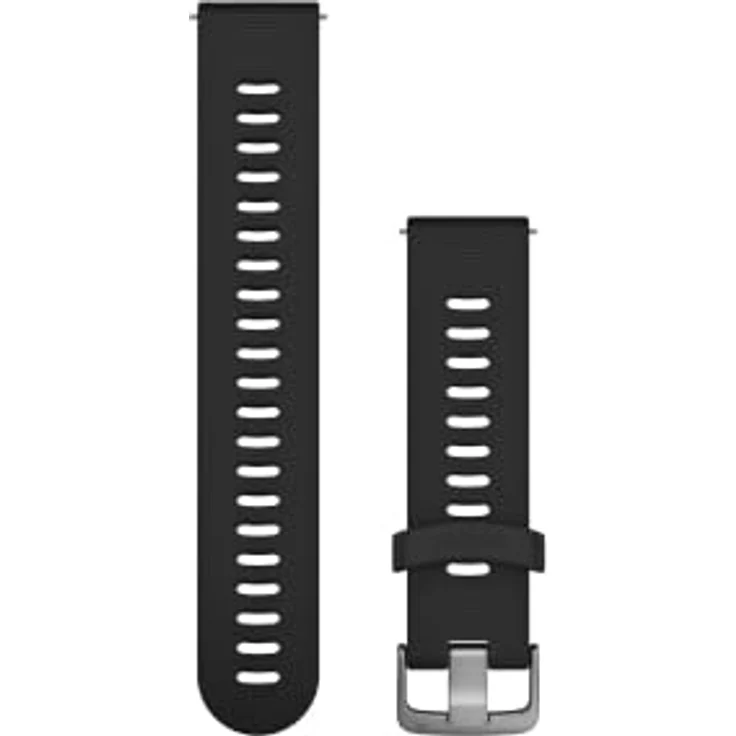 Garmin Tactical Ersatzarmband (22 mm, Edelstahl, Silikon), Uhrenarmband, Schwarz – Bild 2