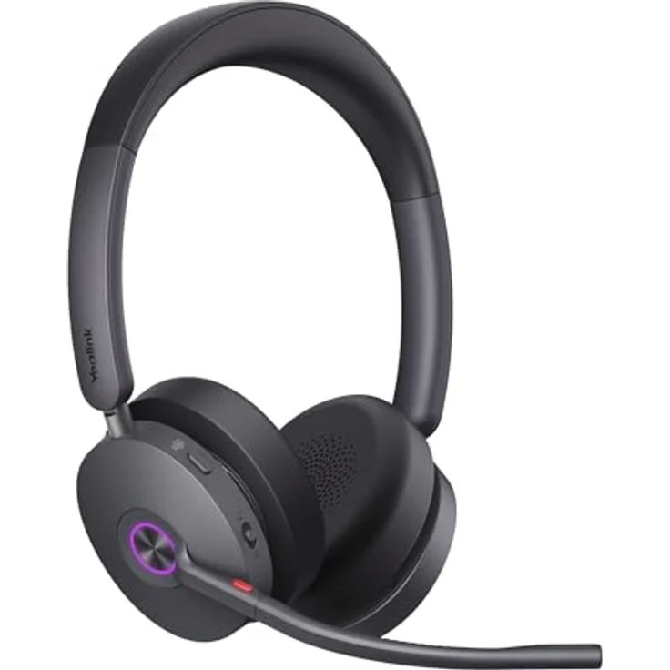 Yealink WH68, DECT & Bluetooth kabelloses Dual Headset mit Hybrid-ANC, Microsoft Teams zertifiziert, ohne Workstation – Bild 2