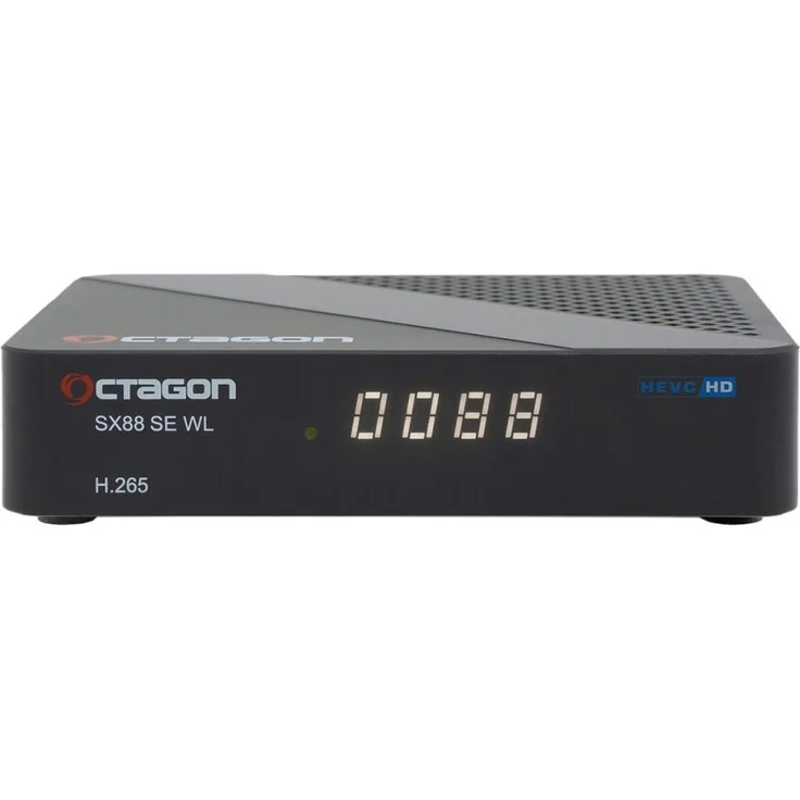 OCTAGON SX88 SE V2 WL Full HD WiFi DVB-S2 IP- Satellitenreceiver, Schwarz – Bild 1
