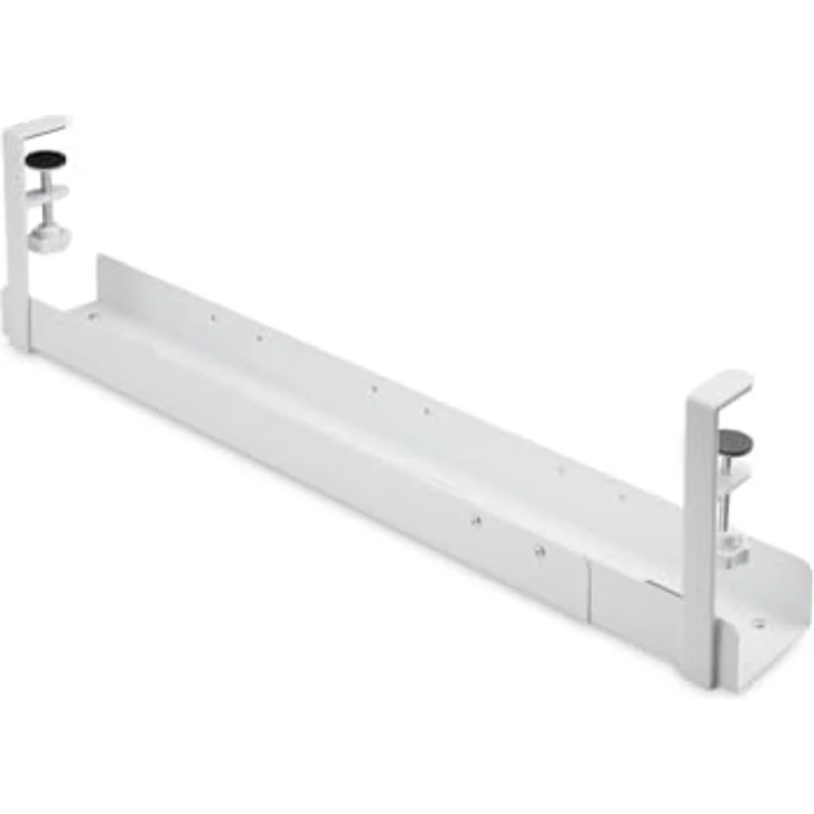 Startech.com Kabelkanal, unter Tisch montierbar, Weiß, 120 cm Länge, Kabelmanagementfach – Bild 2