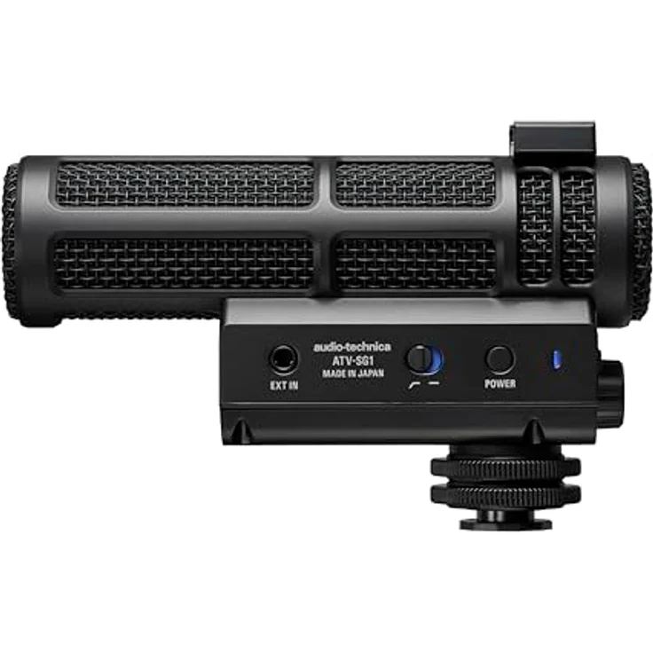 Audio-Technica ATV-SG1, On-Camera-Richtrohrmikrofon mit Keulenrichtcharakteristik, interner Stoßdämpfung und 24H Akkulaufzeit – Bild 2