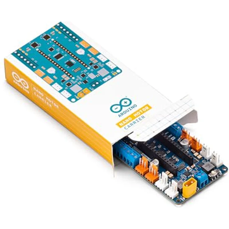 Arduino Nano Motorträgerplatte (ABX00041), Motorsteuerung mit 9-Achsen IMU, 4 Motoranschlüssen, integrierter Batterielader – Bild 4