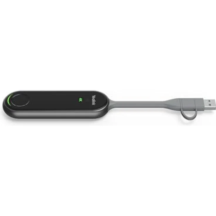 Yealink Wireless Presentation Pod PA20, 4K Ultra HD Präsentation, Plug-and-Play, Schwarz – Bild 1