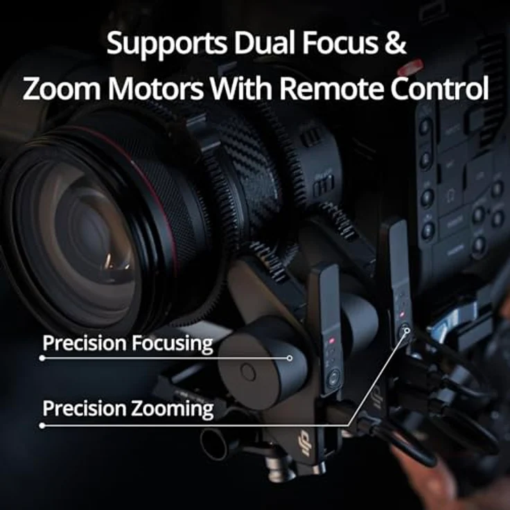 DJI RS 4 Pro Combo, 3-Achsen Gimbal-Stabilisator für DSLR- und Kinokameras Canon/Sony/Panasonic/Nikon/Fujifilm, Native vertikale Aufnahme, 4,5 kg Nutzlast, mit Videosender und Focus Pro Motor – Bild 4