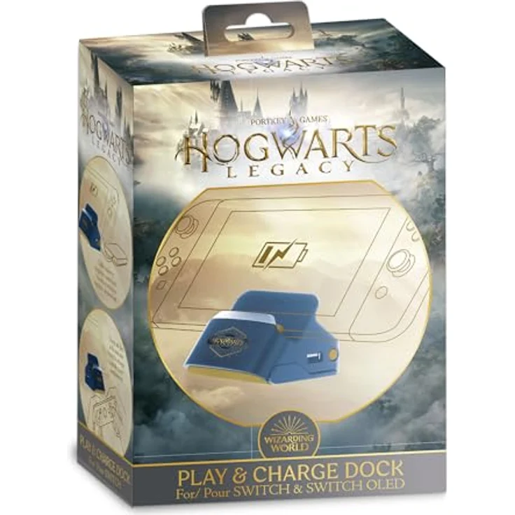 Freaks And Geeks Hogwarts Legacy 2 in 1 Dock für Nintendo Switch, erweiterte Konnektivität mit 3 USB-Ports und HDMI-Ausgang – Bild 5