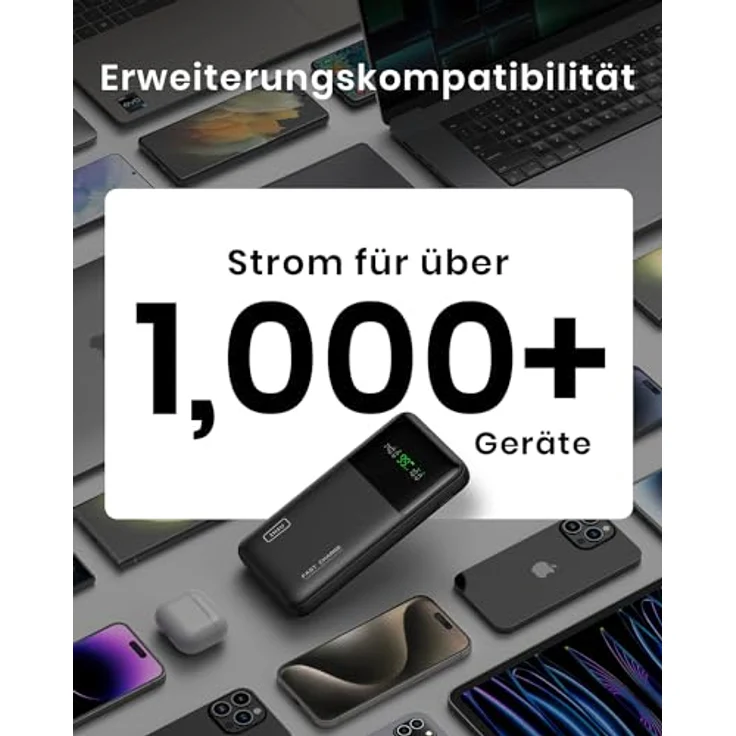 INIU Power Bank, 27000mAh 140W Power Bank Klein Aber Stark USB C Input & Output for Phone & Laptop, Externer Handyakkus für MacBook Pro Steam Deck iPhone 15 14 13 12 Pro Samsung S23 iPad etc – Bild 4