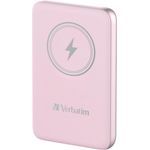 Verbatim Charge 'n' Go Magnetic Wireless Powerbank 10.000mAh pink (10000 mAh), Powerbank, Pink