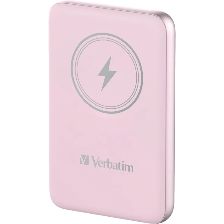 Verbatim Charge 'n' Go Magnetic Wireless Powerbank 10.000mAh pink (10000 mAh), Powerbank, Pink – Bild 1