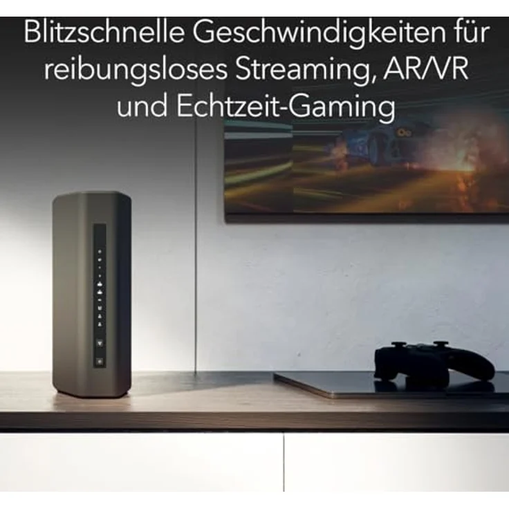 Netgear Nighthawk Tri-Band WiFi 7-Router (RS300) – BE9300 WLAN-Geschwindigkeit (bis zu 9,3 GBit/s) – Abdeckung von bis zu 175 m², 100 Geräte – 2,5-Gig-Internetanschluss – Bild 4