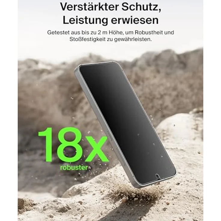 Belkin ScreenForce Titan SmartShield Schutzfolie mit Sichtschutz für Samsung Galaxy S26, Kratzfest, Stoßfest, 9H Härtegrad, Ultradünn, Blasenfreie Anbringung – Bild 4