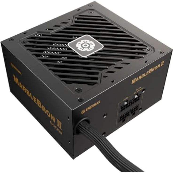 ENERMAX MARBLEBRON II EMB650AWT-MAC, 650W ATX 3.1 Gaming Netzteil mit modularen Mesh-Sleeve Kabeln, 80PLUS Bronze, leiser 120mm FDB-Lüfter und 6-fach Schutz – Bild 2