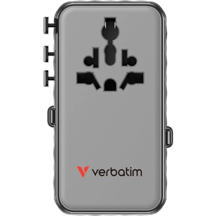 Verbatim Charge 'n' Travel 70W 2C, tragbares USB Ladegerät mit 2 USB-Ports, schwarz – Bild 2