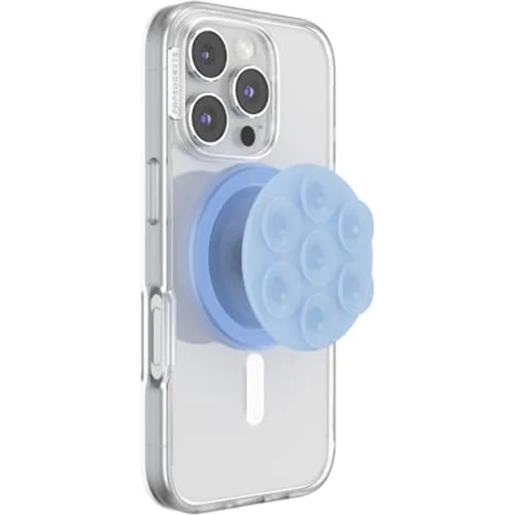 PopSockets PopGrip für MagSafe, magnetischer Handy-Griff und Ständer, 3-in-1-Design, austauschbare Oberseite, kompatibel mit kabellosem Laden für iPhone MagSafe-Hüllen