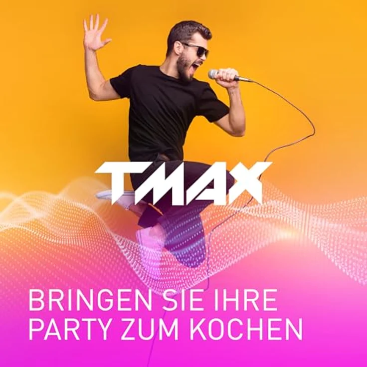 Panasonic SC-TMAX45E-K Hochleistungs-Audiosystem mit Bluetooth, 1000 W, integrierter Beleuchtung, USB, optischem Eingang für TV, Gitarren- & Mikrofoneingängen für Karaoke, Schwarz – Bild 2