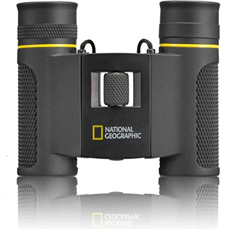 National Geographic 8x21 Taschenfernglas mit faltbaren Augenmuscheln für Brillenträger, Gummierung, Vollvergütung, Faltfunktion und Transporttasche – Bild 3