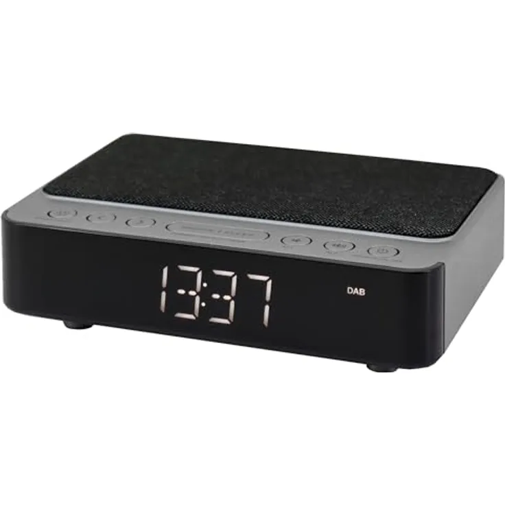 Soundmaster DAB+/UKW Uhrenradio UR250AN, mit kabelloser Ladefunktion