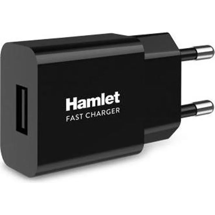 Hamlet XPWCU110, Handy-Ladegerät für Drinnen, 5 V, 2,1 A, Schwarz, kompakt und universell einsetzbar