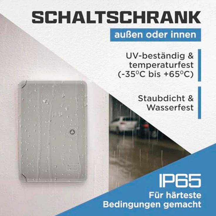 Boxexpert BXPPABSG200300130-F01 Switchboard cabinet 200 x 300 x 130 Acrylonitrile butadiene styrene Light grey 1 pc(s) – Bild 6