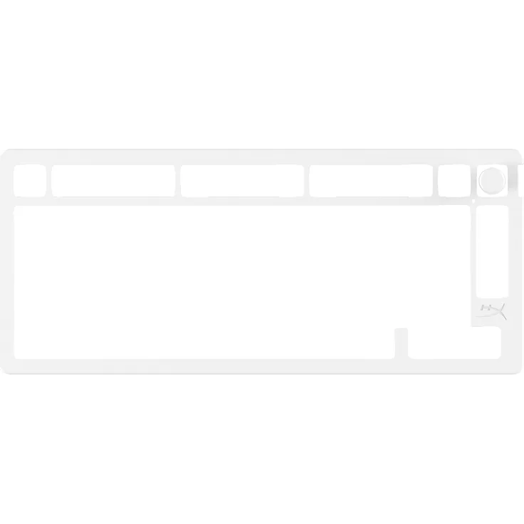 HP 85U14AA Oberer Tastaturrahmen für Gaming Tastaturen, 330,8 mm, 75%-Typ, magnetische Installation, Aluminium, weiß