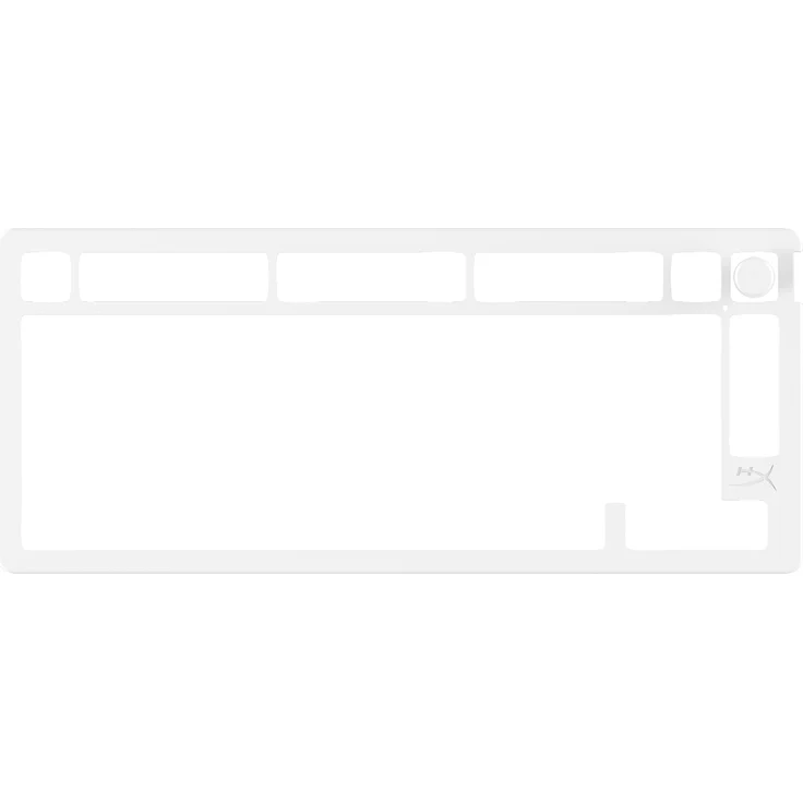 HP 85U14AA Oberer Tastaturrahmen für Gaming Tastaturen, 330,8 mm, 75%-Typ, magnetische Installation, Aluminium, weiß