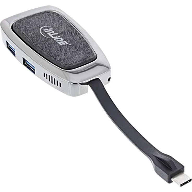 InLine® Multifunktions-Hub USB 3.2 Gen.2 USB Typ-C (2X USB-A 10Gb/s + 1xHDMI 4K@60Hz + 1x USB-C 10Gb/s & PD 100W) – Bild 3