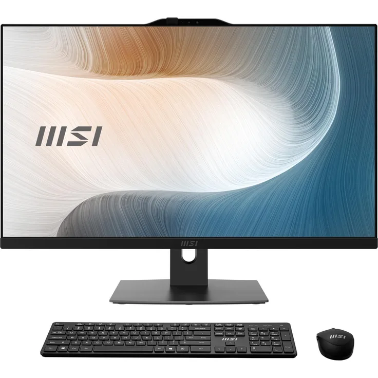 MSI Modern AM272P 1M-849IT, 27" All-in-One-PC mit Intel Core i7, 32 GB DDR5 RAM, 512 GB SSD, Full HD, Windows 11 Pro, Schwarz
