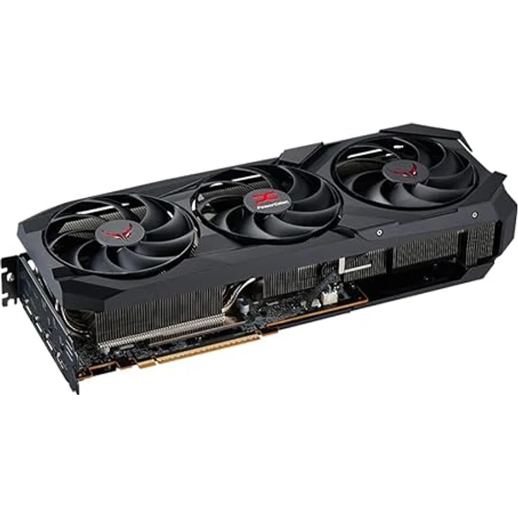 PowerColor RX 9070 GRE 12GB Red Devil, Next-Gen-Grafikkarte mit 3072 Stream Kernen, Overclocked, PCIe 5.0, Triple Fan Kühler – Bild 2